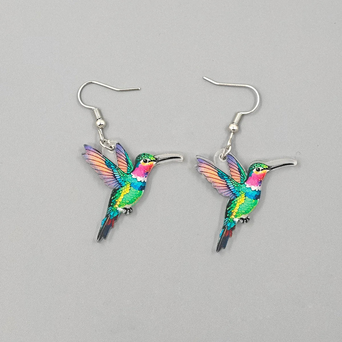 Colorful Hummingbird Earrings