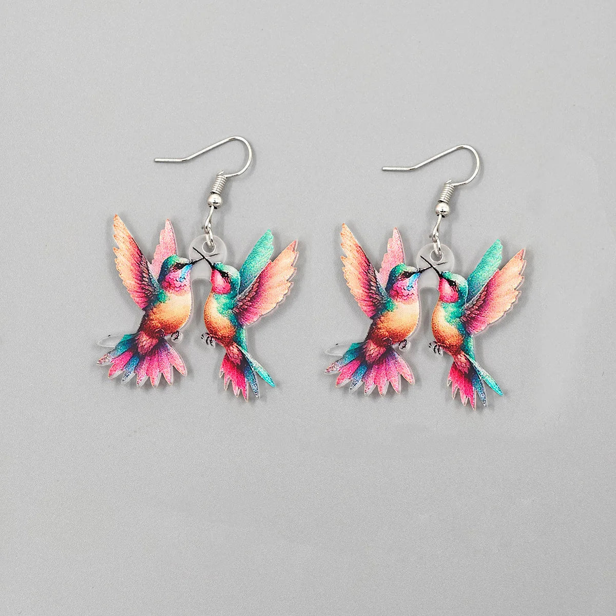 Colorful Hummingbird Earrings