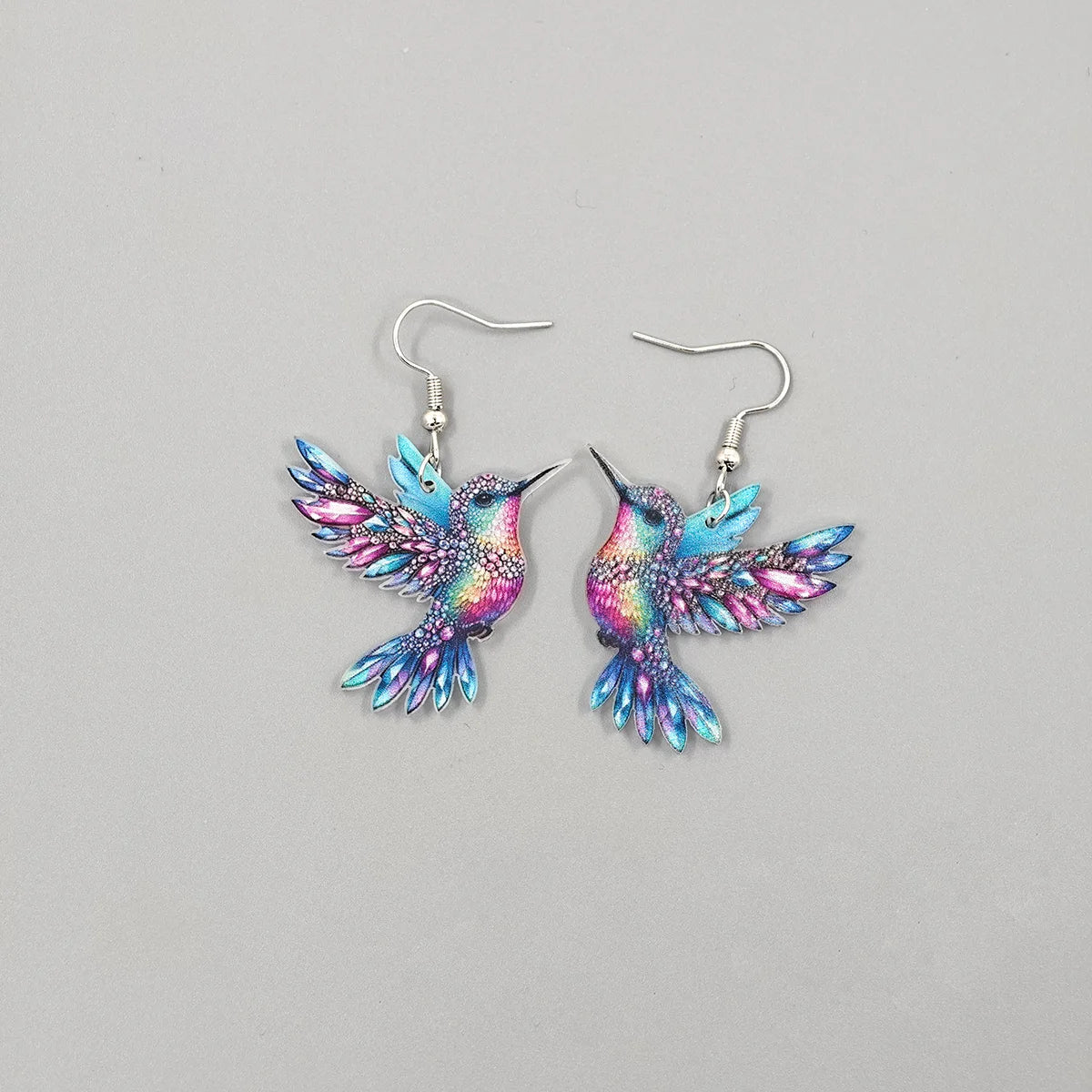 Colorful Hummingbird Earrings