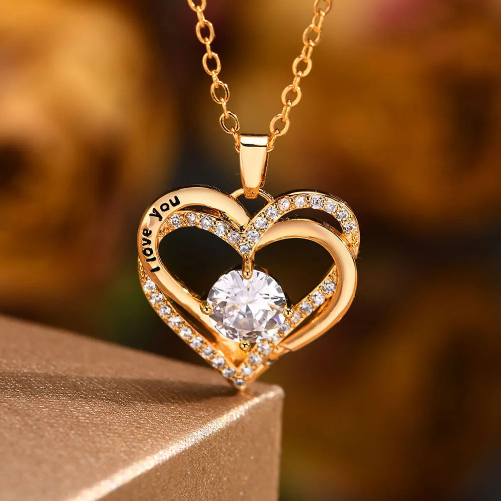 "I Love You" Heart Necklace