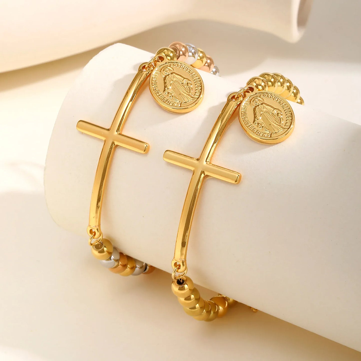 Cross St. Benedict Oval Bracelet