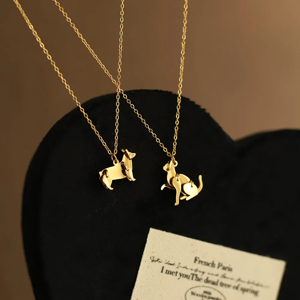 Block Pet Necklace