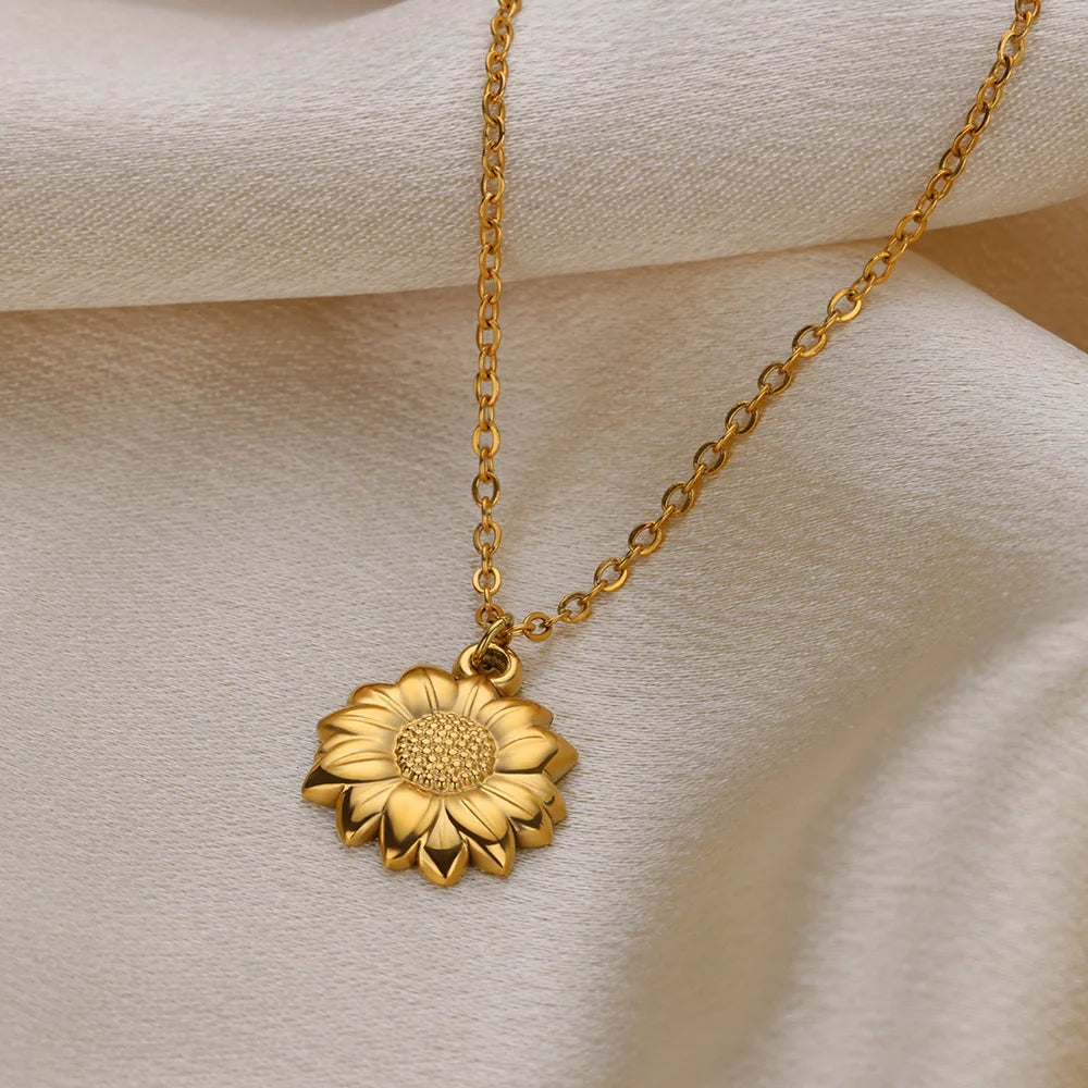 Sunflower Necklace
