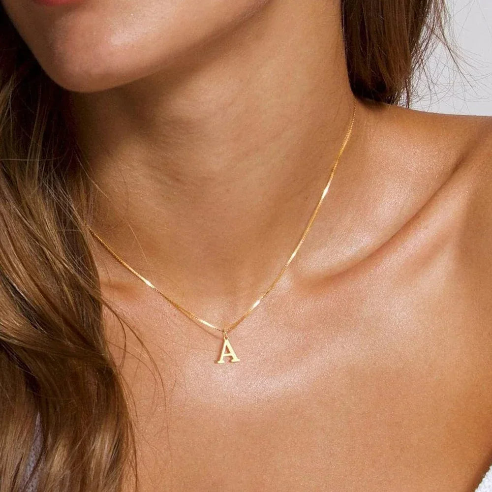 Initial Charm Necklace