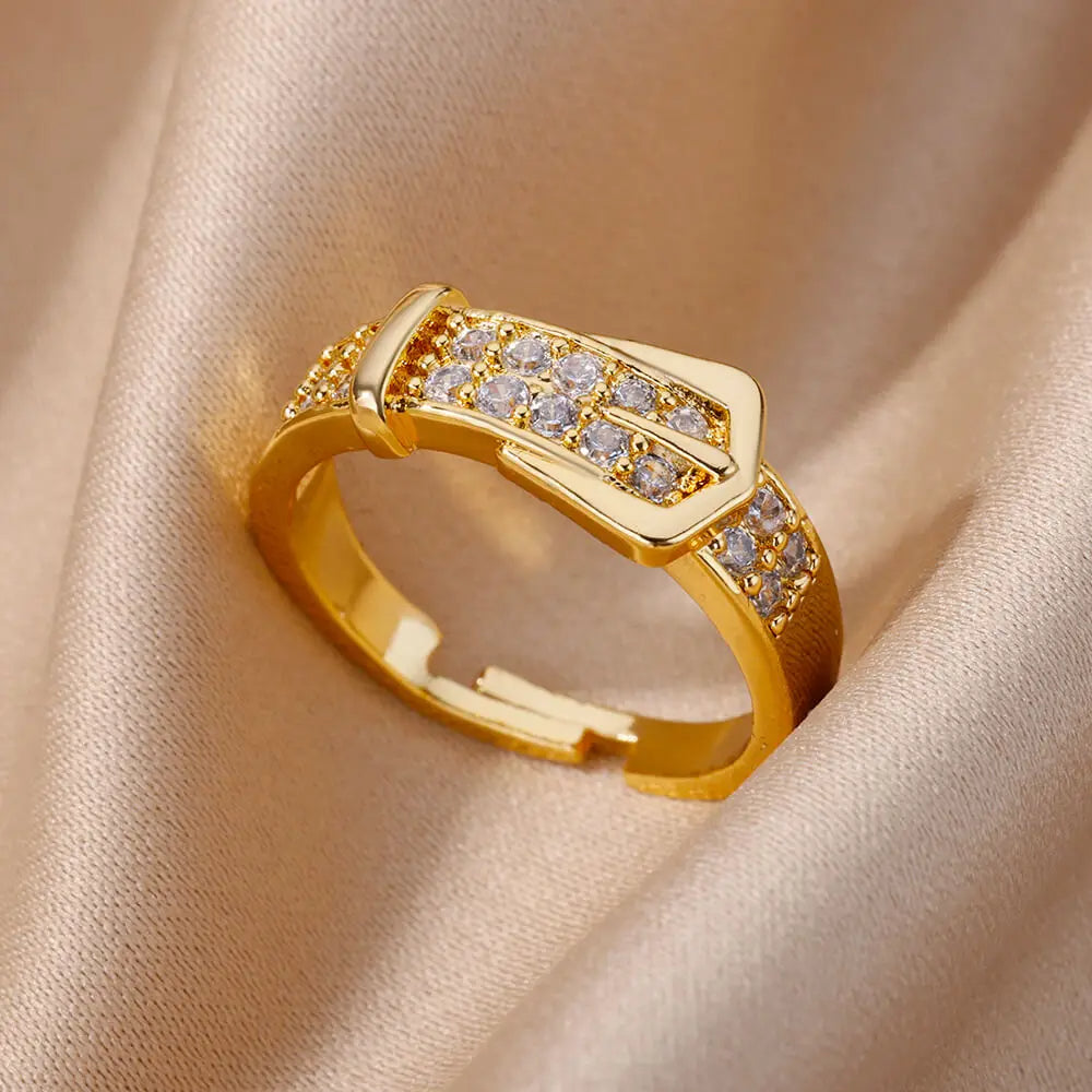 Stainless Steel Belt Ring