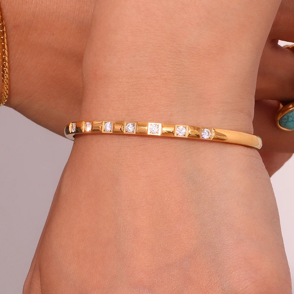 Gold Rhinestone Bracelet