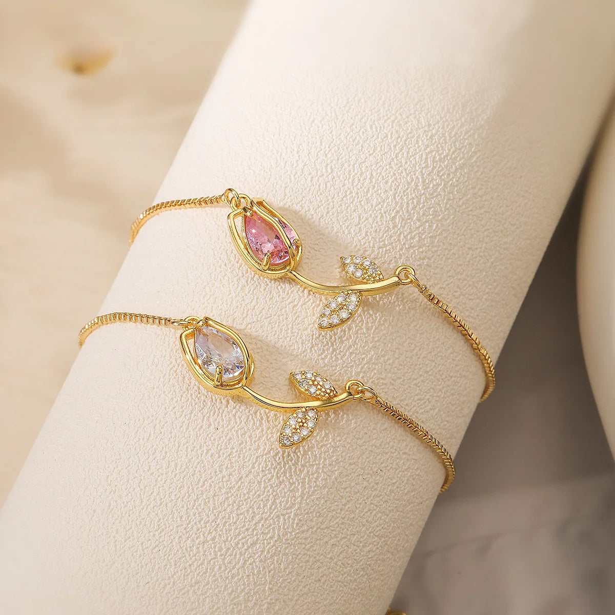 Crystal Flower Bracelet