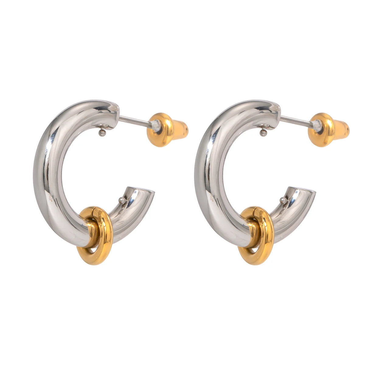 Simple C Shape Earrings