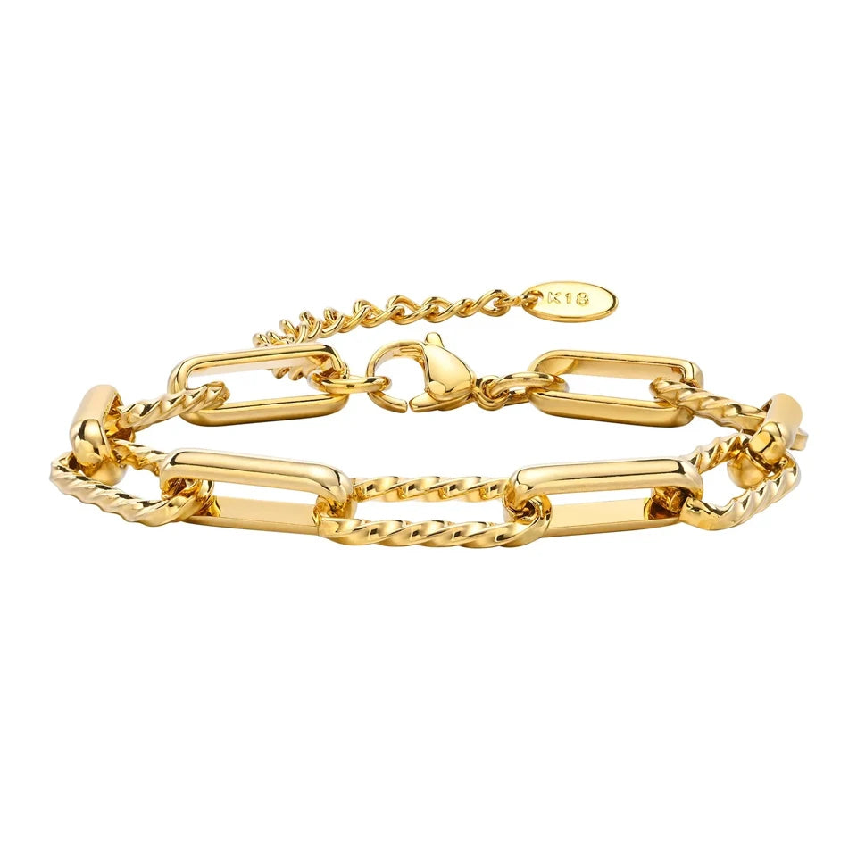 Paperclip Chain Bracelet