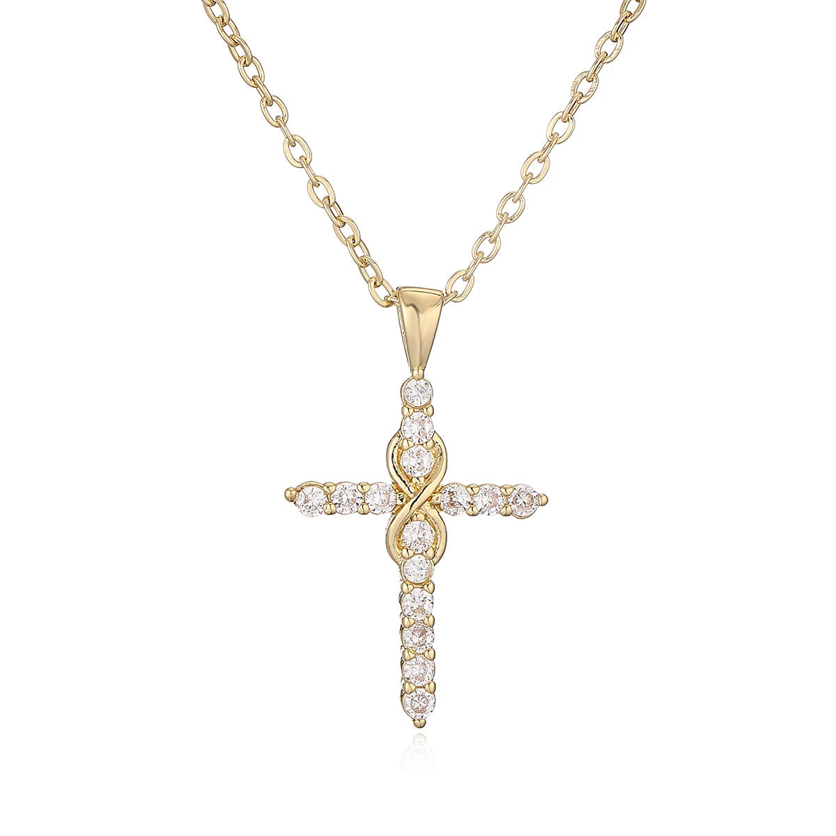 Infinity Cross Necklace