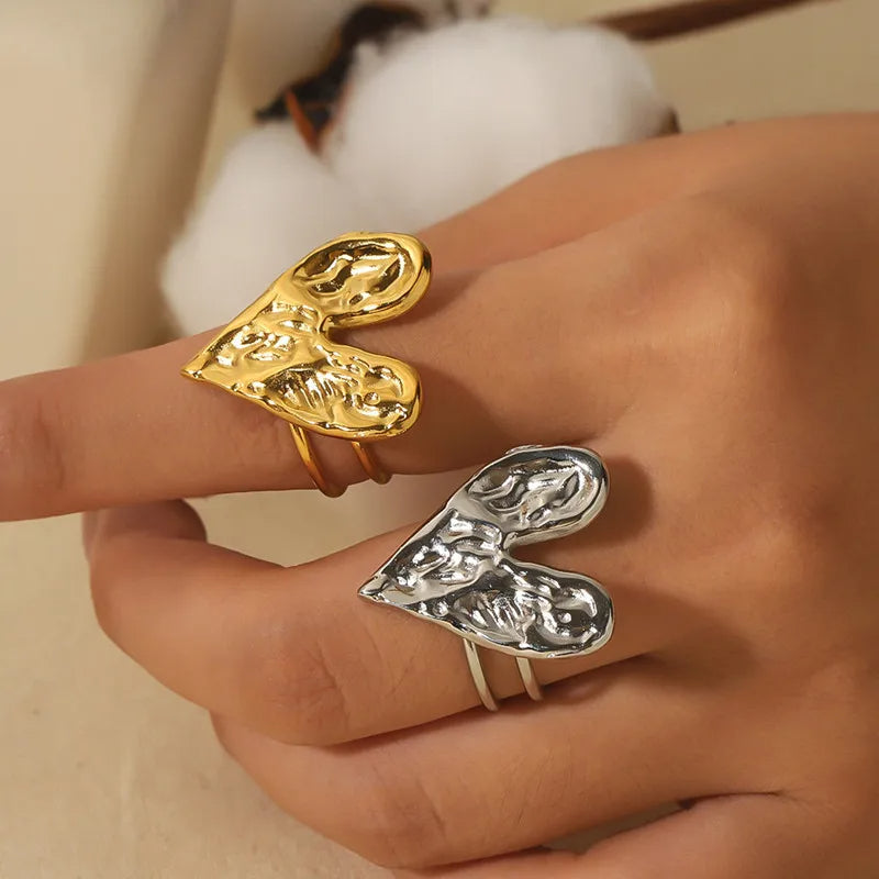 Hammered Love Ring