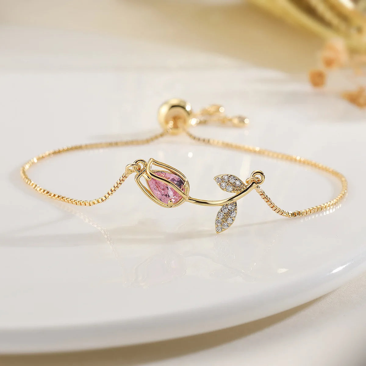 Crystal Flower Bracelet