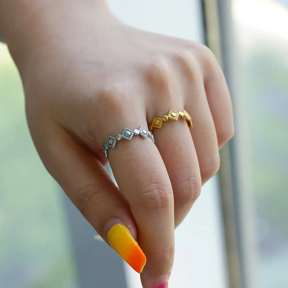 Square Block Ring