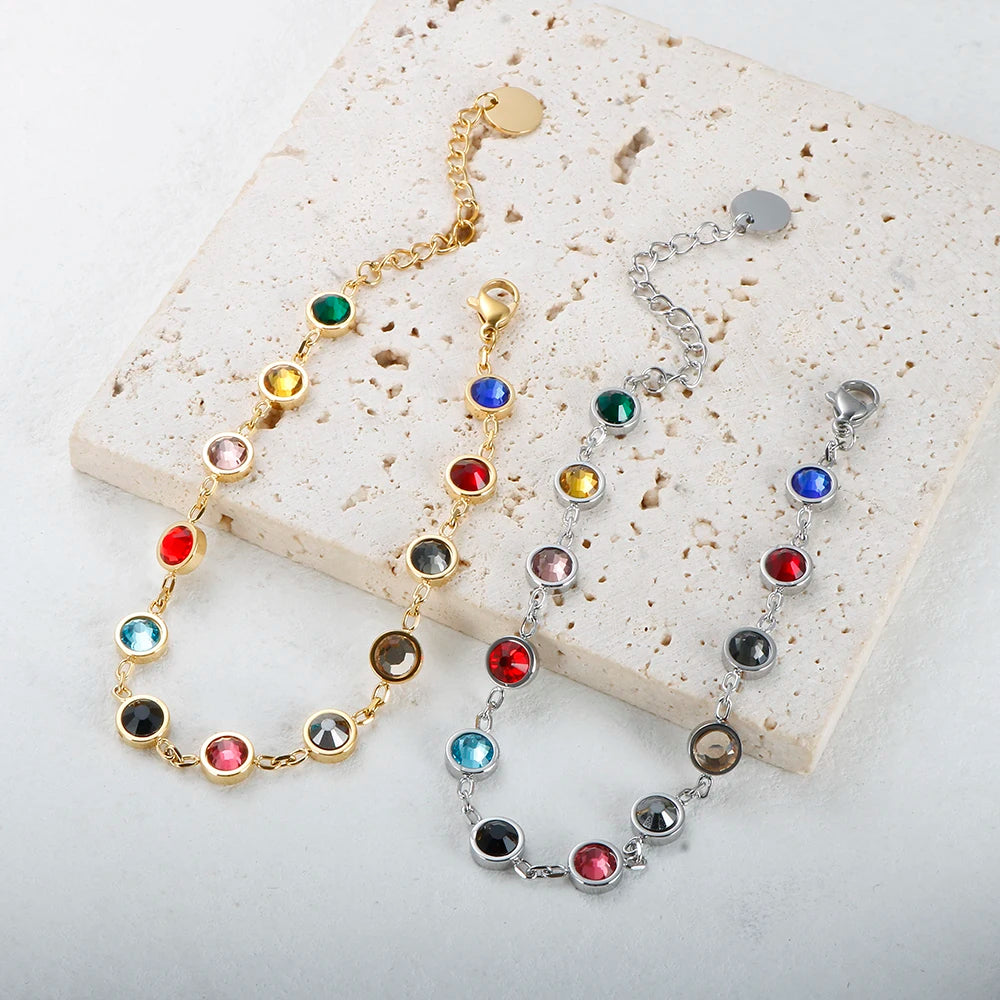 Colorful Bejeweled Bracelet
