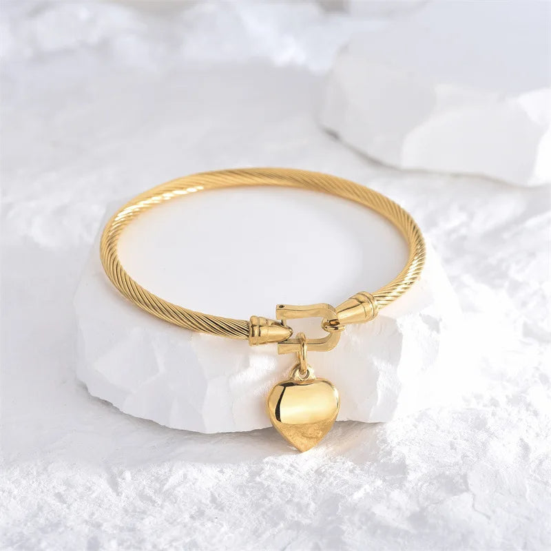 Heart Charm Bracelet