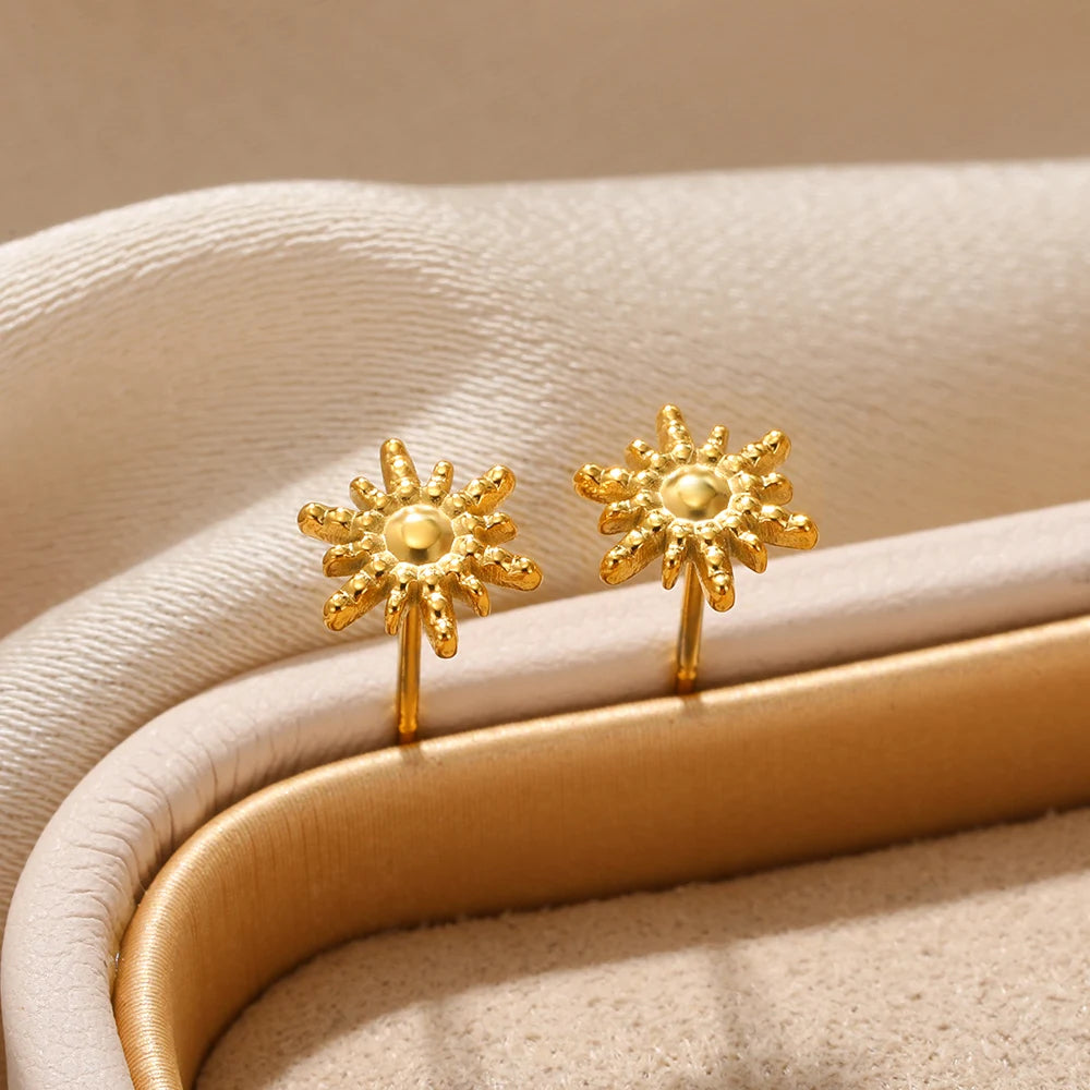 Sun Stud Earrings
