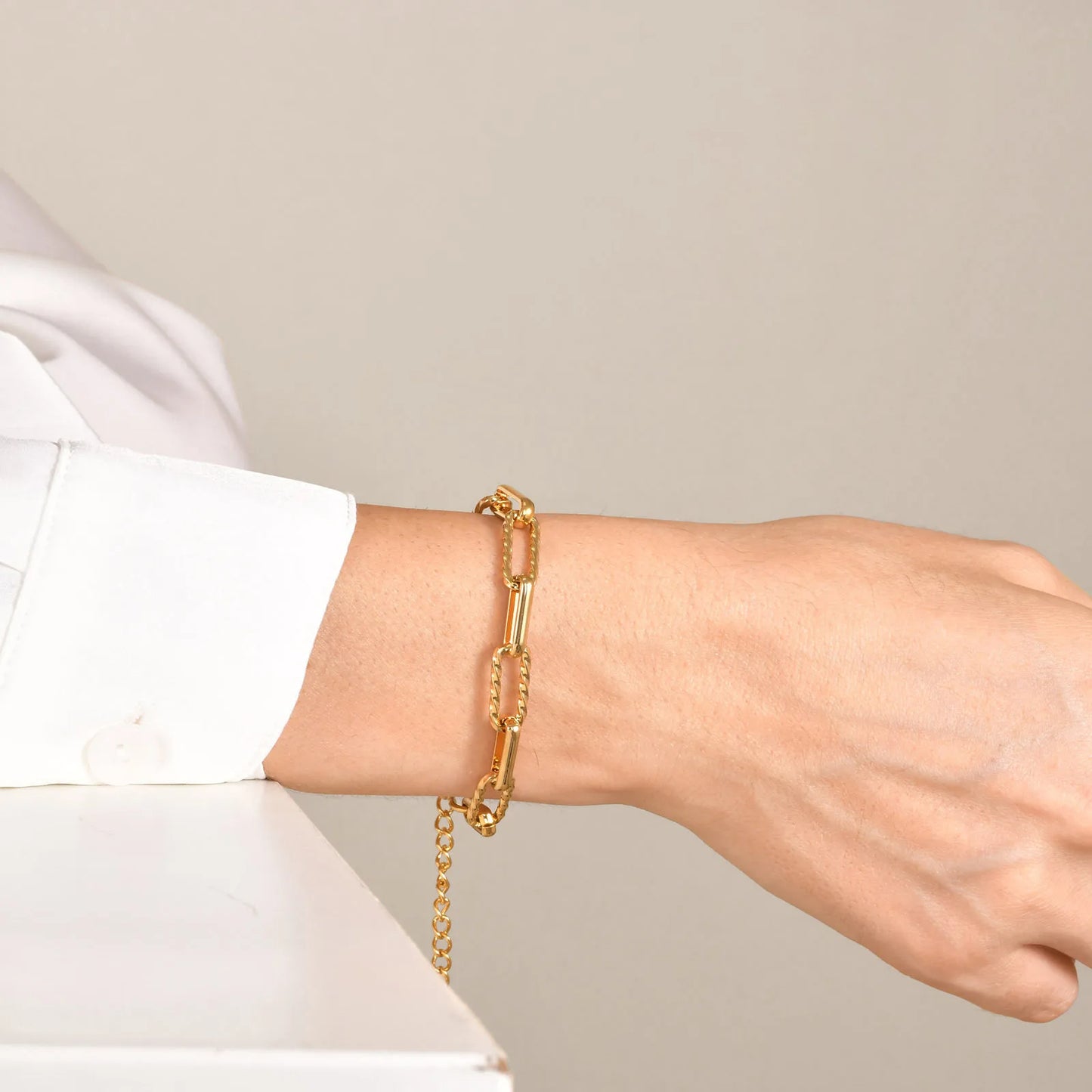 Paperclip Chain Bracelet