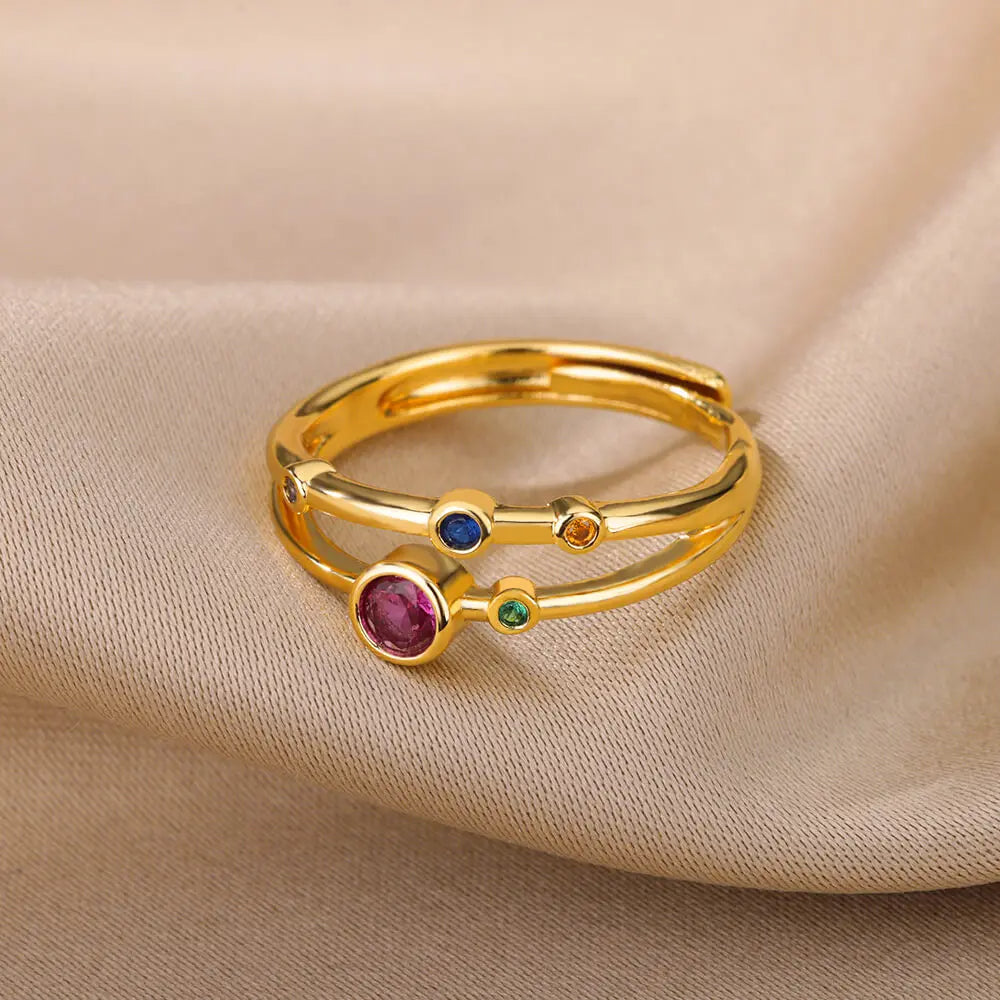 Colorful Stone Ring