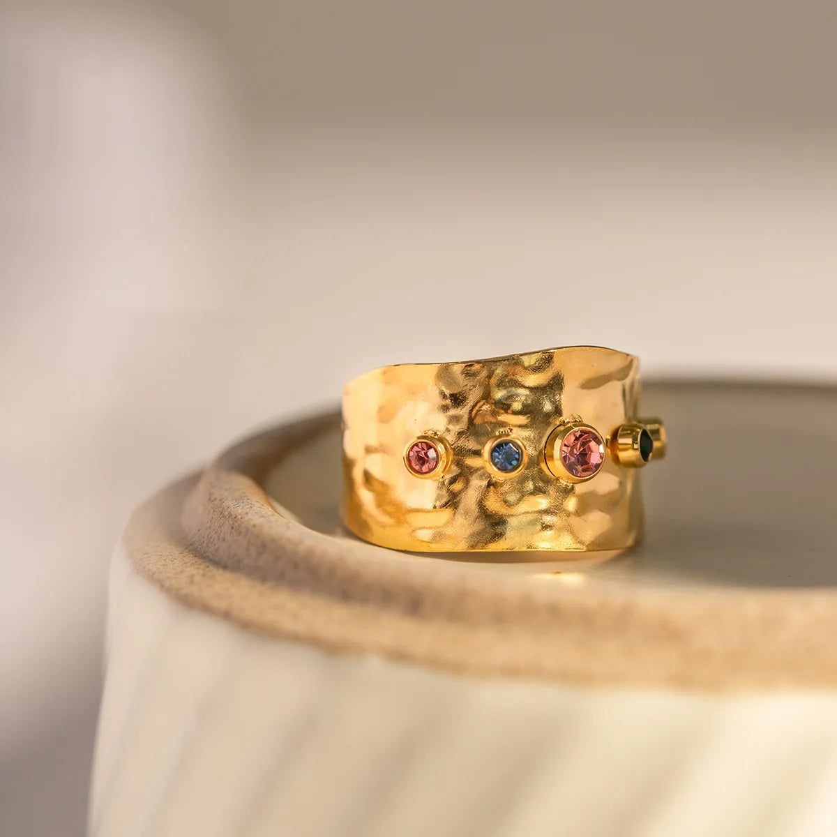 Irregular Crystal Ring
