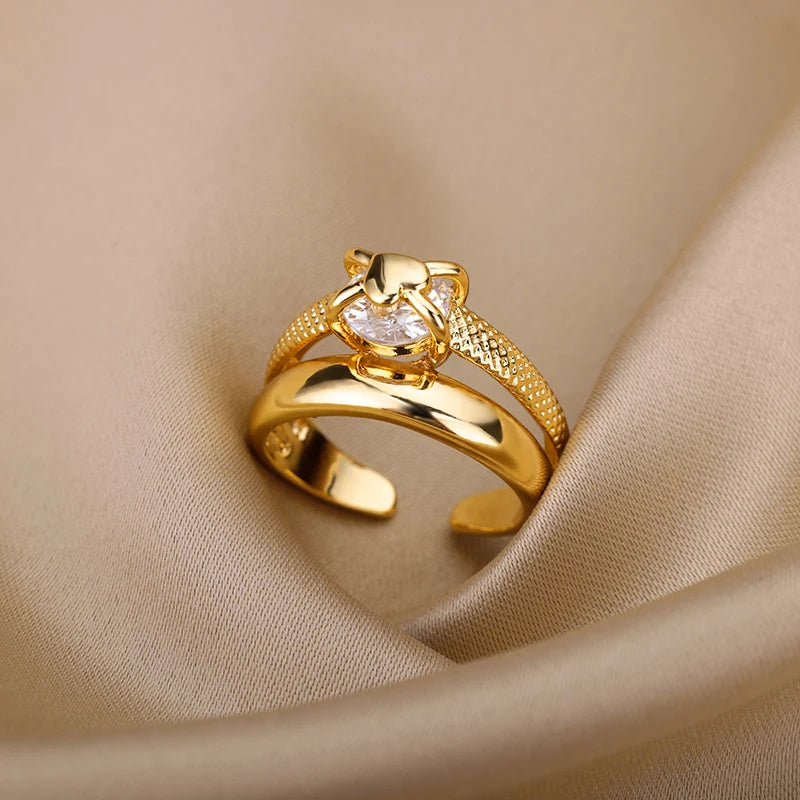Plated Heart Ring