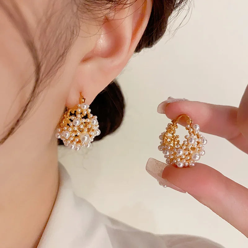 Irregular Pearl Earrings