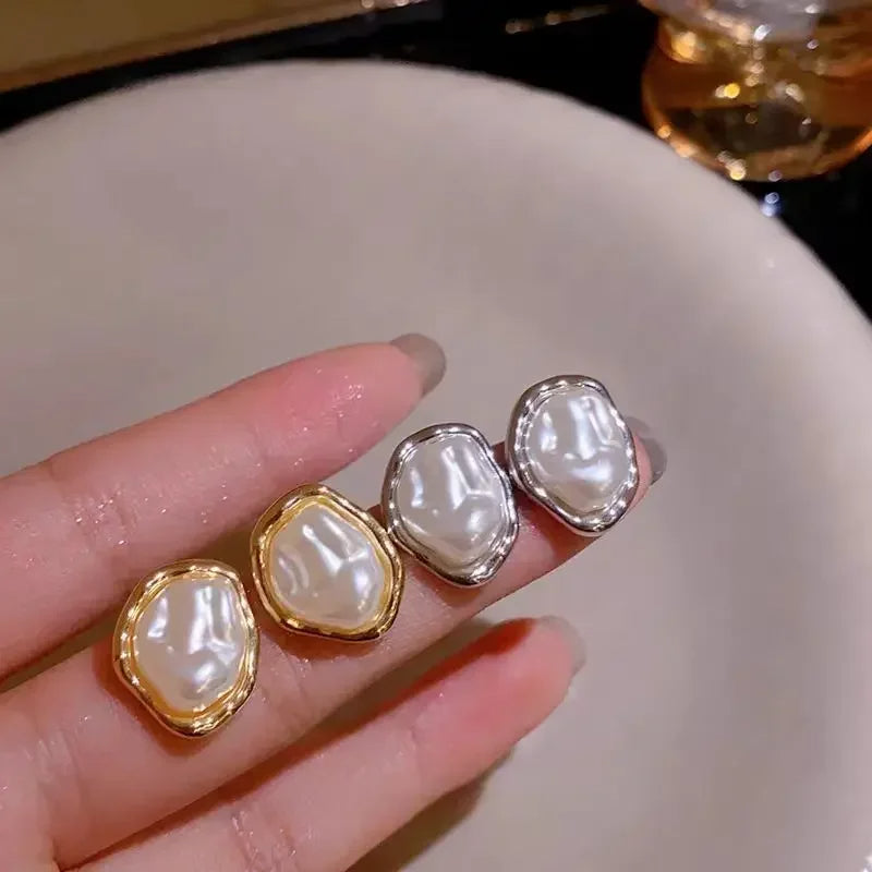 Pearl Stud Earrings