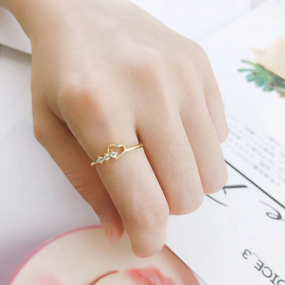 Dainty Love Heart Ring