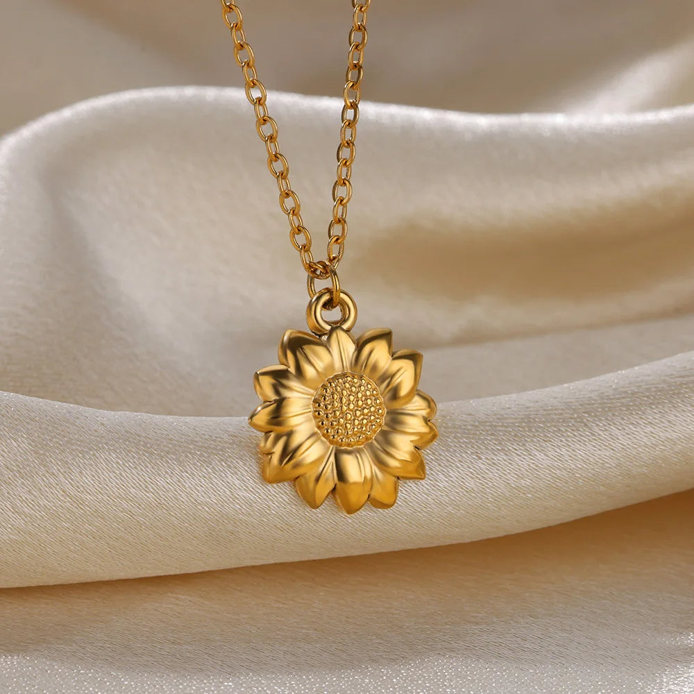 Sunflower Necklace