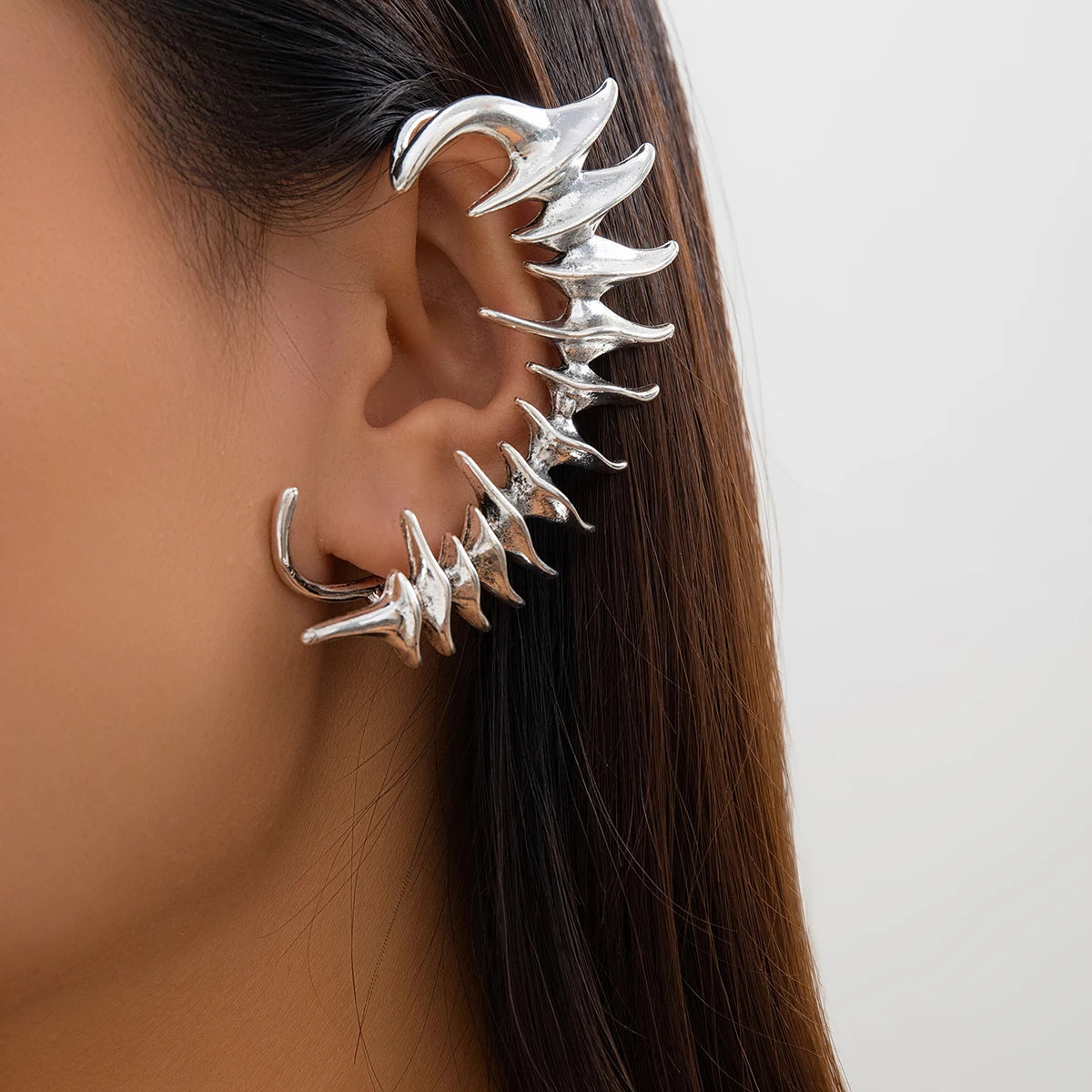 Spiny Dragon Bone Earrings