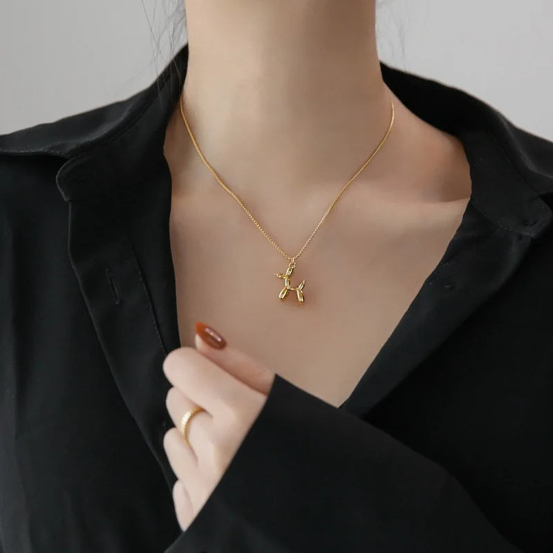 Balloon Dog Necklace
