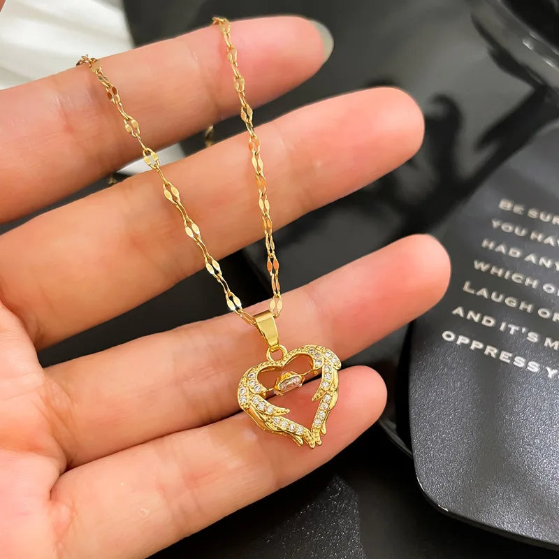 Heart Wing Necklace