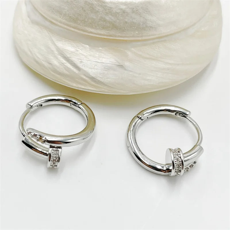 Circle Hoop Earrings