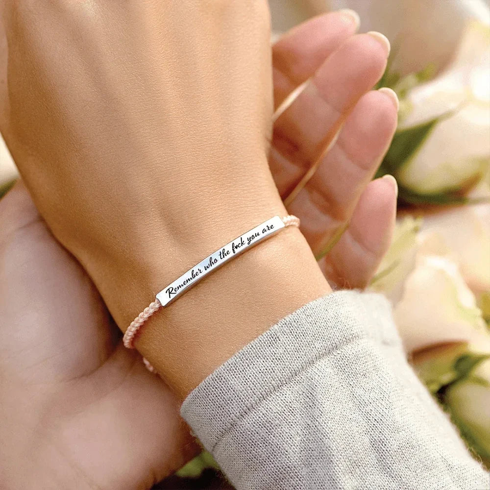 "Remember Who The F*ck You Are" Bracelet