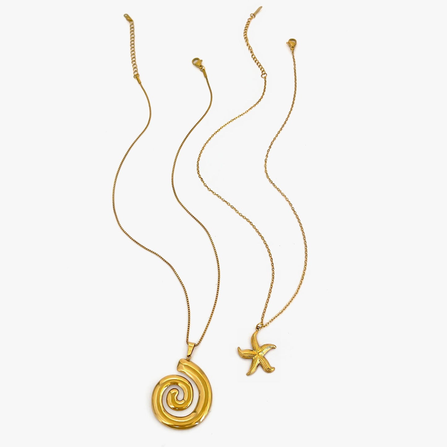 Starfish-Spiral Necklace