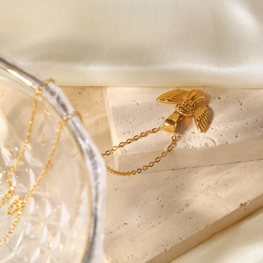 Gold Angel Necklace