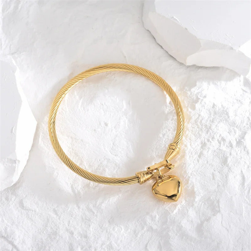 Heart Charm Bracelet