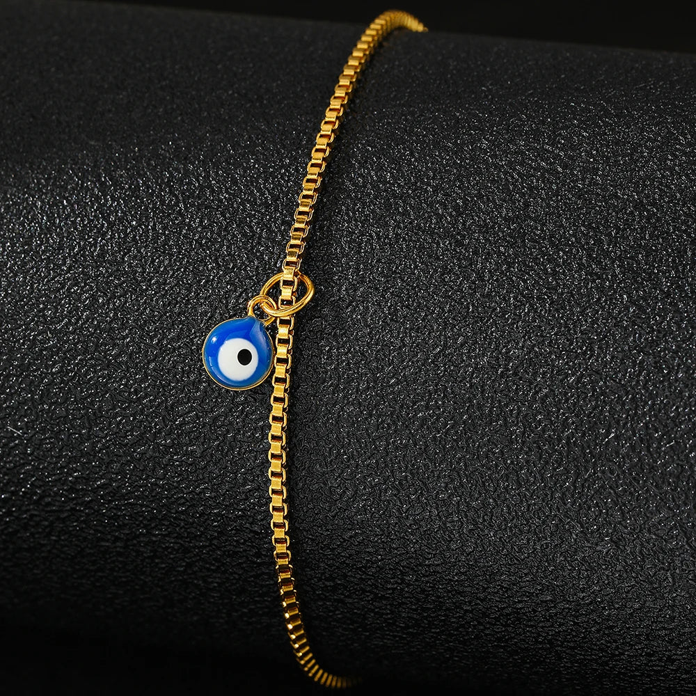 Blue Eye Ankle Bracelet