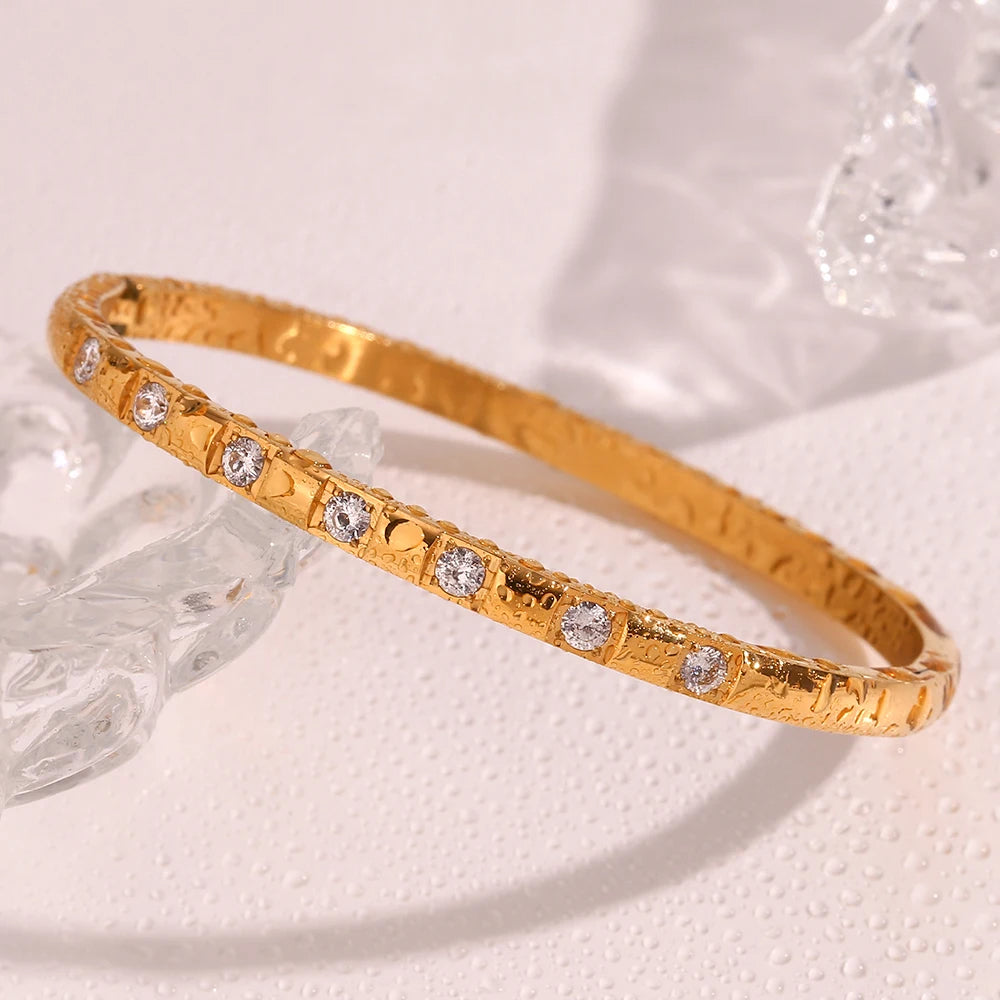Gold Rhinestone Bracelet