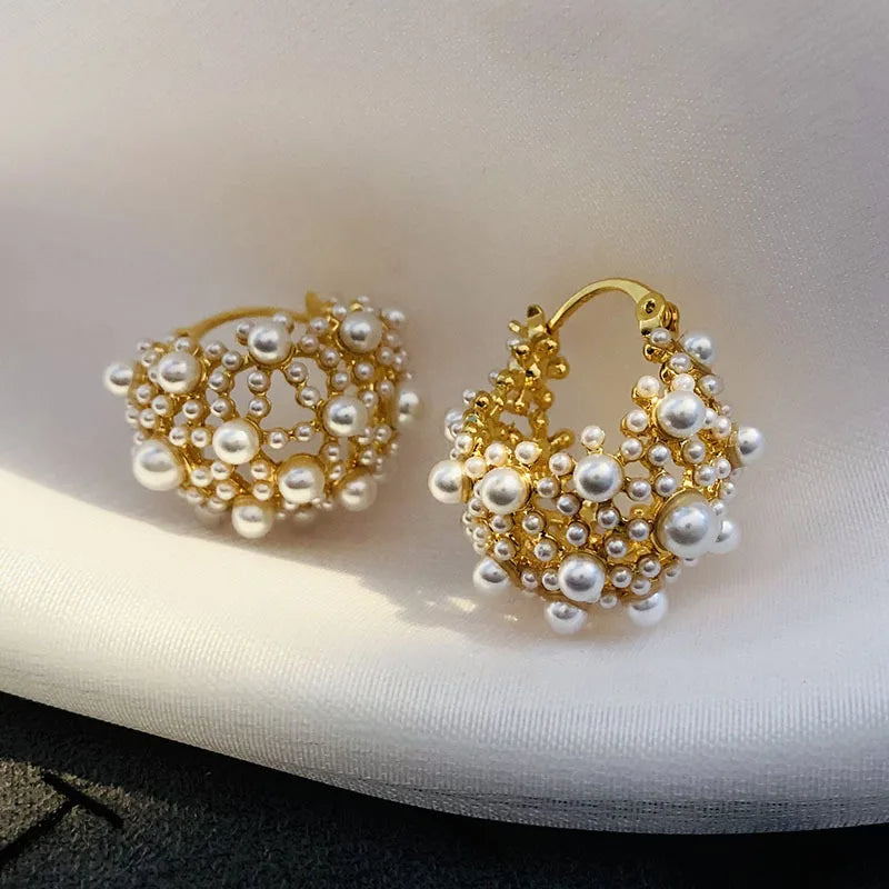 Irregular Pearl Earrings