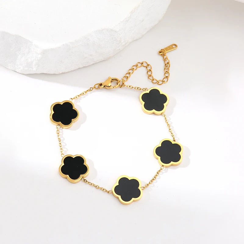 Five Leaf Clover Bracelet