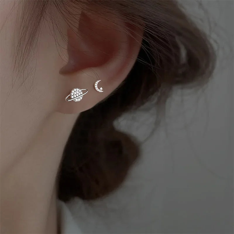 Moon & Planet Earrings