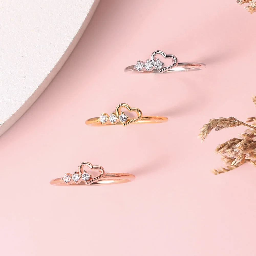 Dainty Love Heart Ring