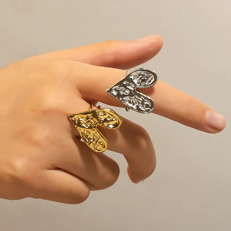 Hammered Love Ring