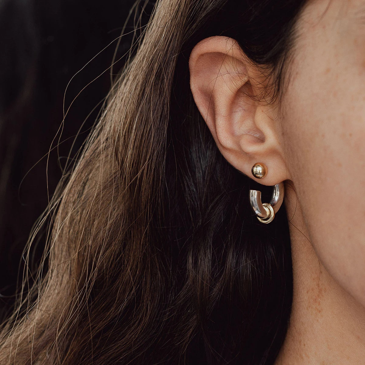 Simple C Shape Earrings