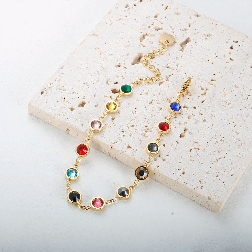 Colorful Bejeweled Bracelet