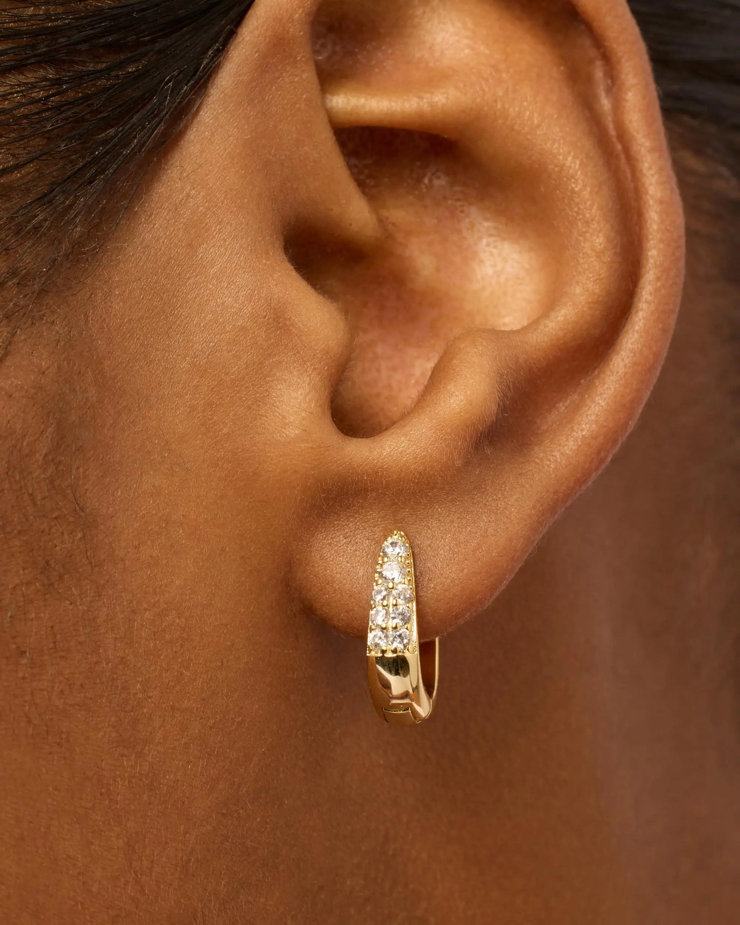 U-Shaped Hoop Earrings