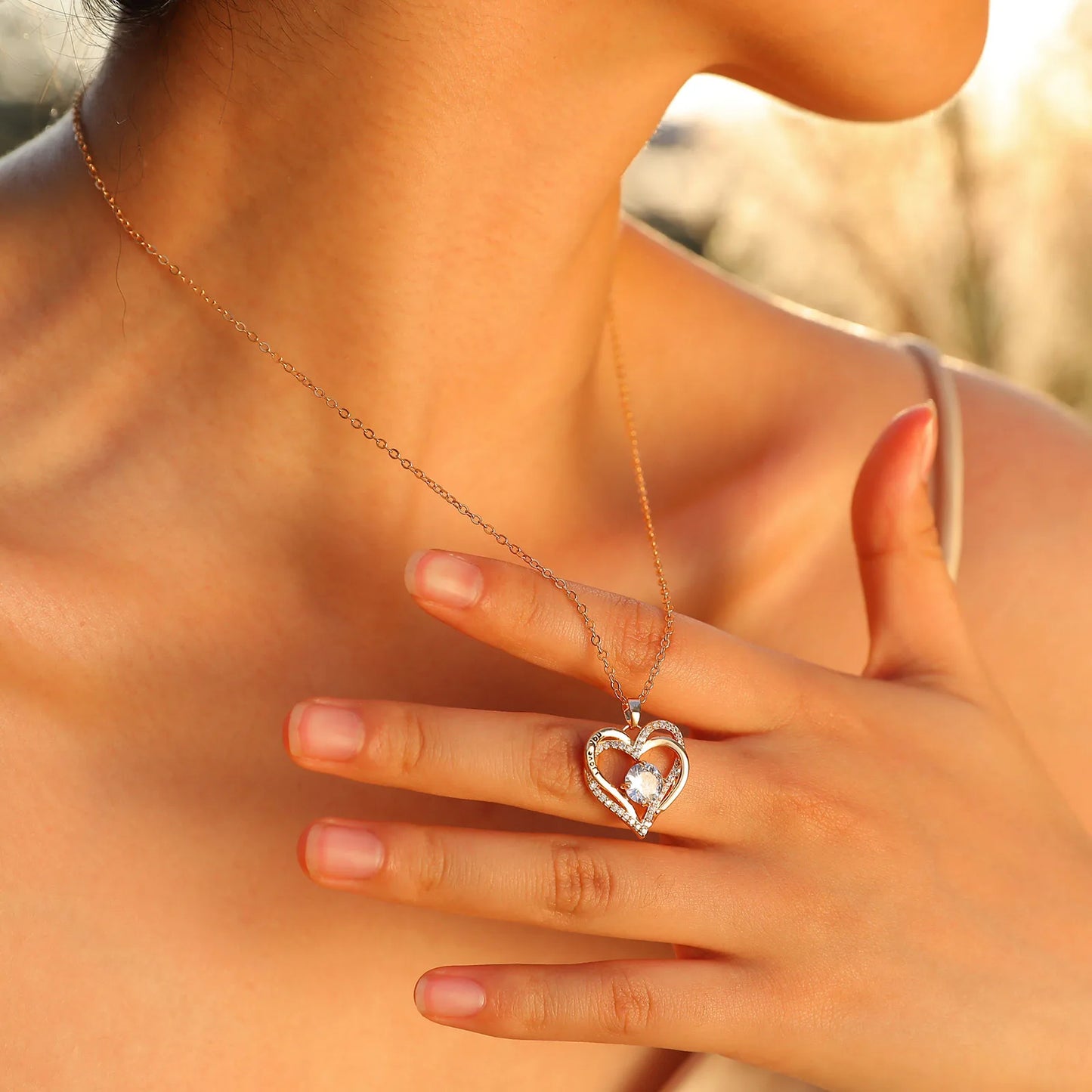 "I Love You" Heart Necklace
