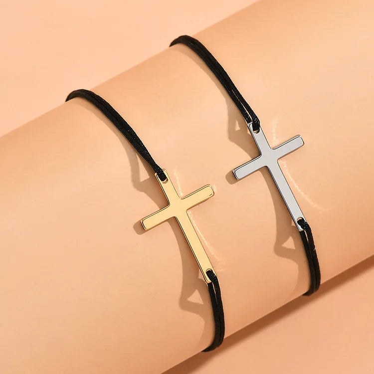 Cross Rope Couple Bracelet