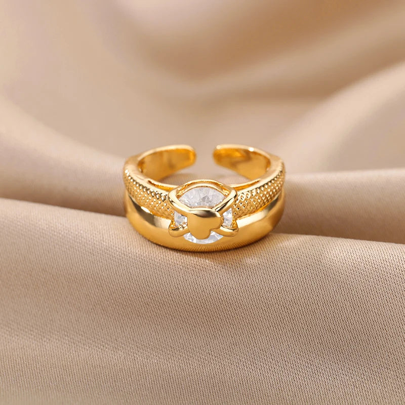 Plated Heart Ring