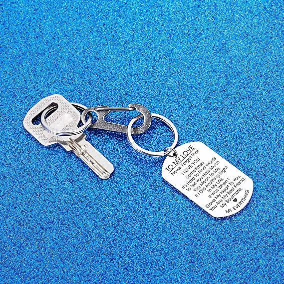 "To My Love" Keychain